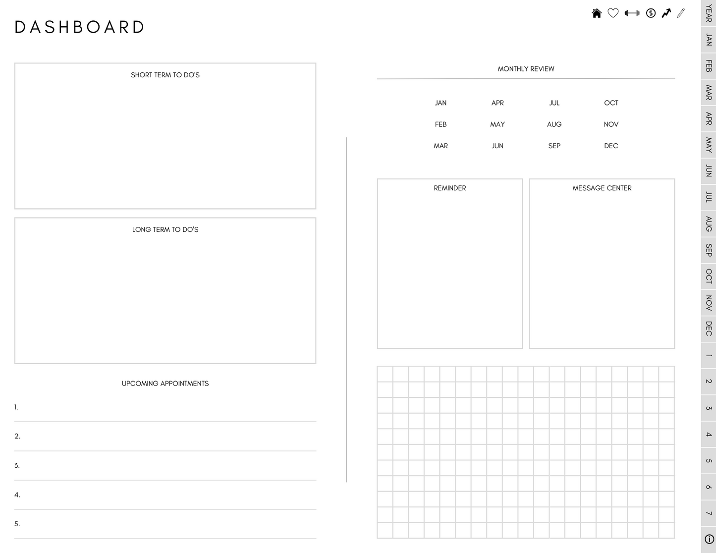 Elegant Digital Planner