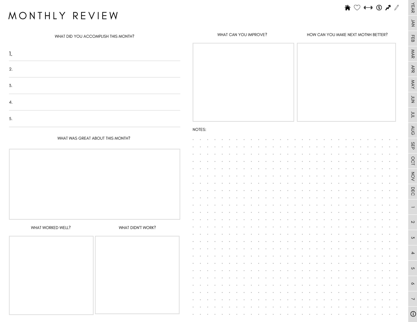 Elegant Digital Planner